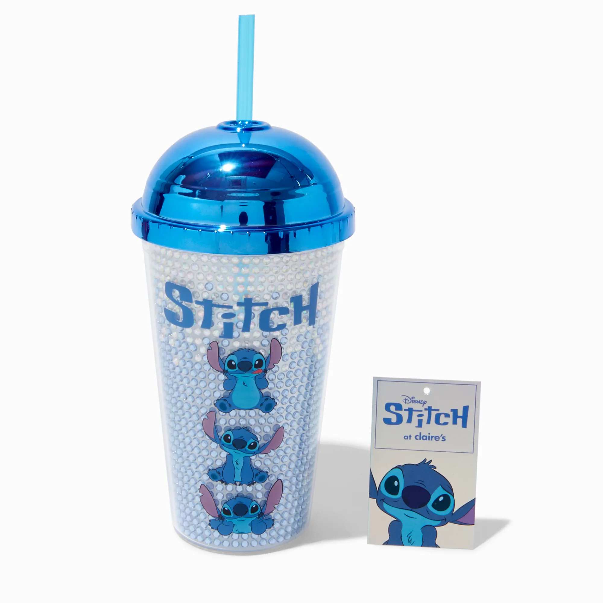 Claire's Gourdes Et Tasses-Gobelet bling-bling Disney Stitch