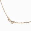 Claire's Colliers-Gold-tone Crystal Infinity Pendant Necklace