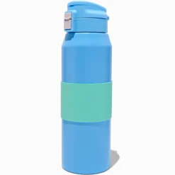 Claire's Gourdes Et Tasses-Gourde en acier inoxydable color block bleue et verte