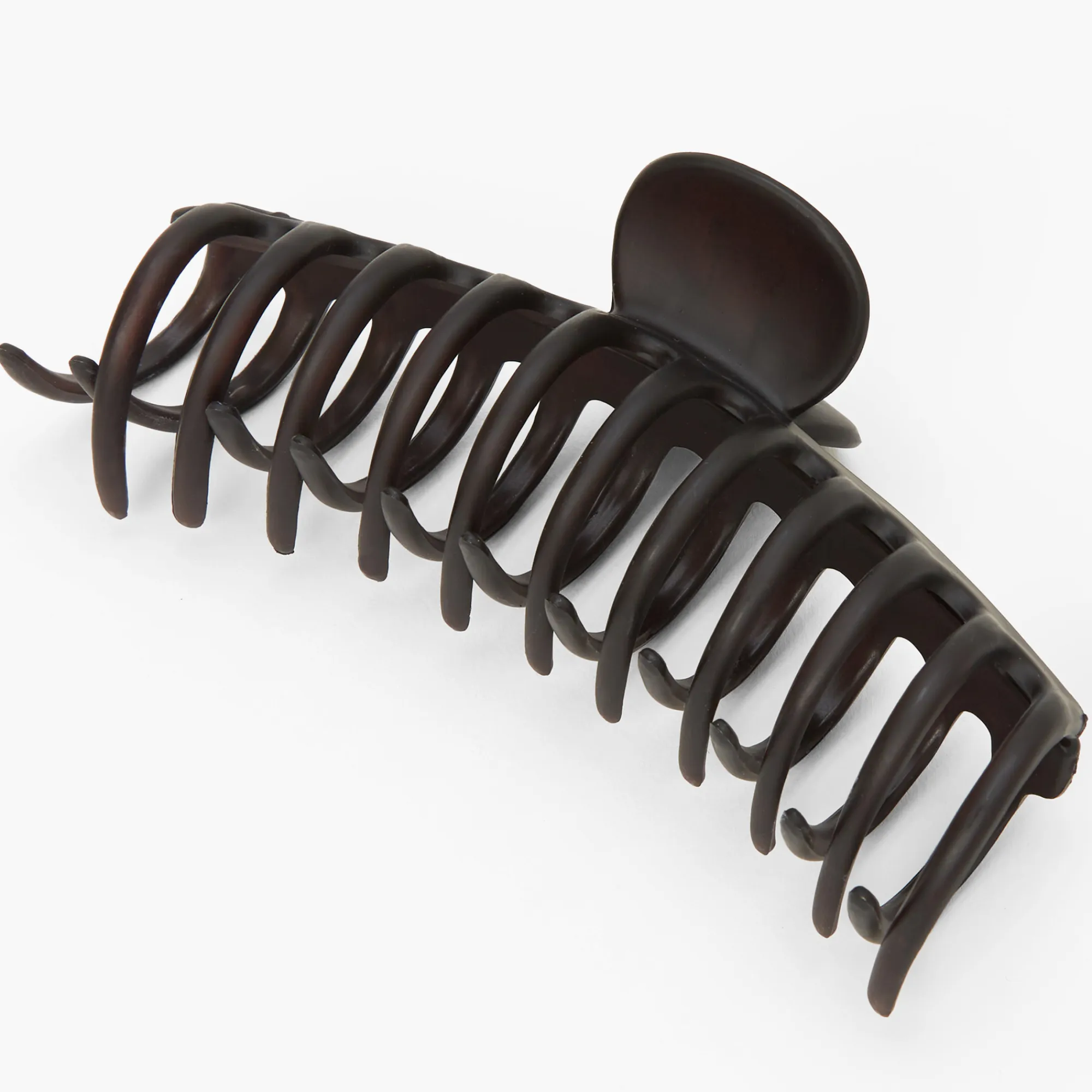 Claire's Barrettes Et Pinces-Grande pince à cheveux noire mate