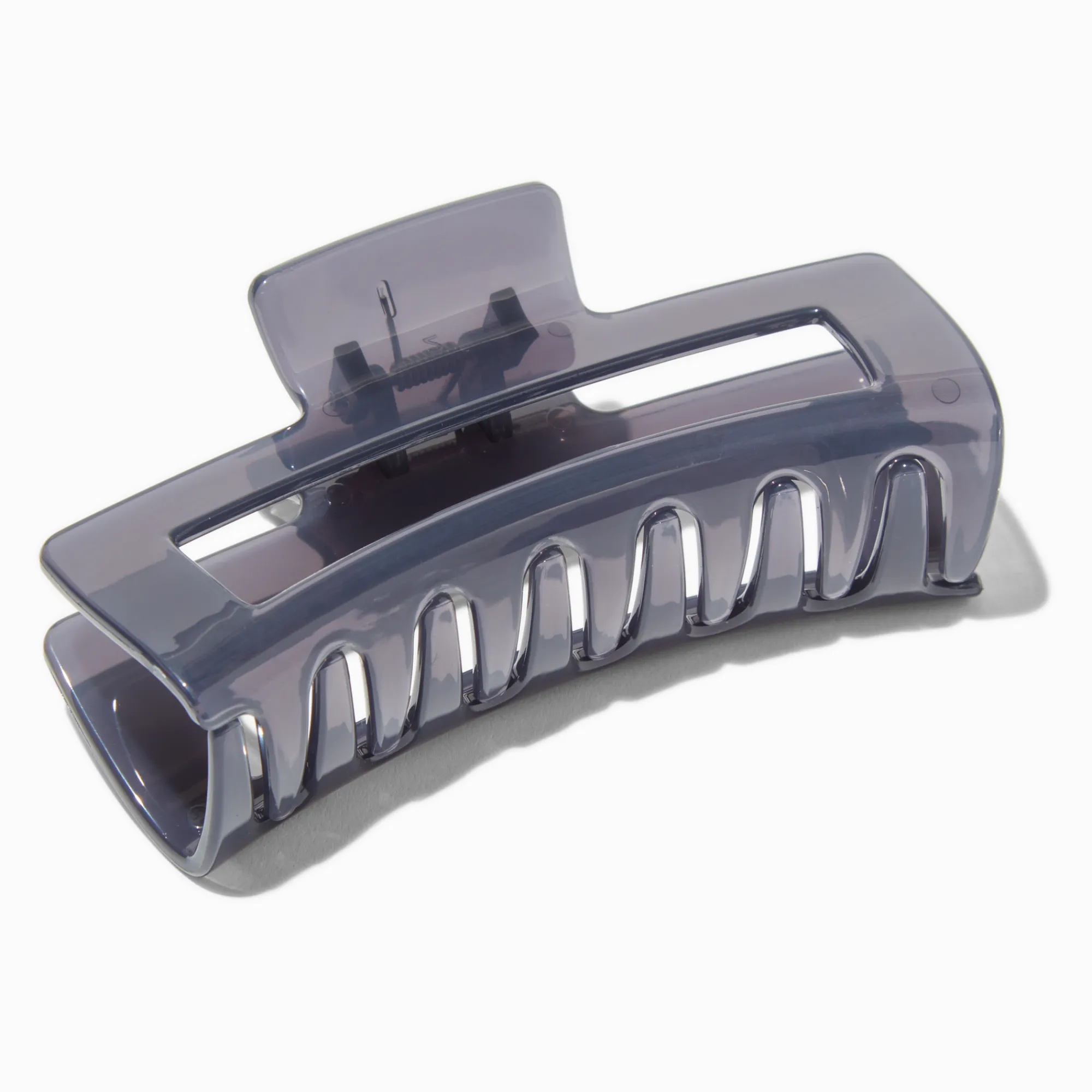 Claire's Barrettes Et Pinces-Grande pince à cheveux rectangulaire noire