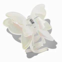 Claire's Barrettes Et Pinces-Grosse pince à cheveux avec papillon irisé