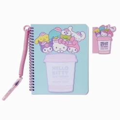 Claire's Cahiers Et Journaux Intimes|Stylos Et Crayons-Hello Kitty® And Friends Snack Shop Pen & Spiral Notebook