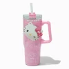 Claire's Gourdes Et Tasses-Hello Kitty® Claire's Exclusive Pink Stainless Steel Handled Tumbler