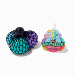 Claire's Jouets Fidget-Jouet fidget en exclusivité chez Claire’s boule filet fluo 3-en-1 - Les modèles peuvent varier