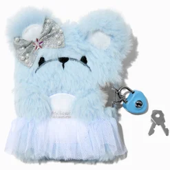 Claire's Cahiers Et Journaux Intimes-Journal à cadenas en peluche ours étoilé Claire's Club