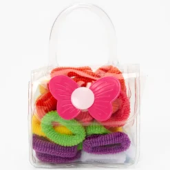 Claire's Élastiques-Élastiques à cheveux et sac Club Claire's - Lot de 38