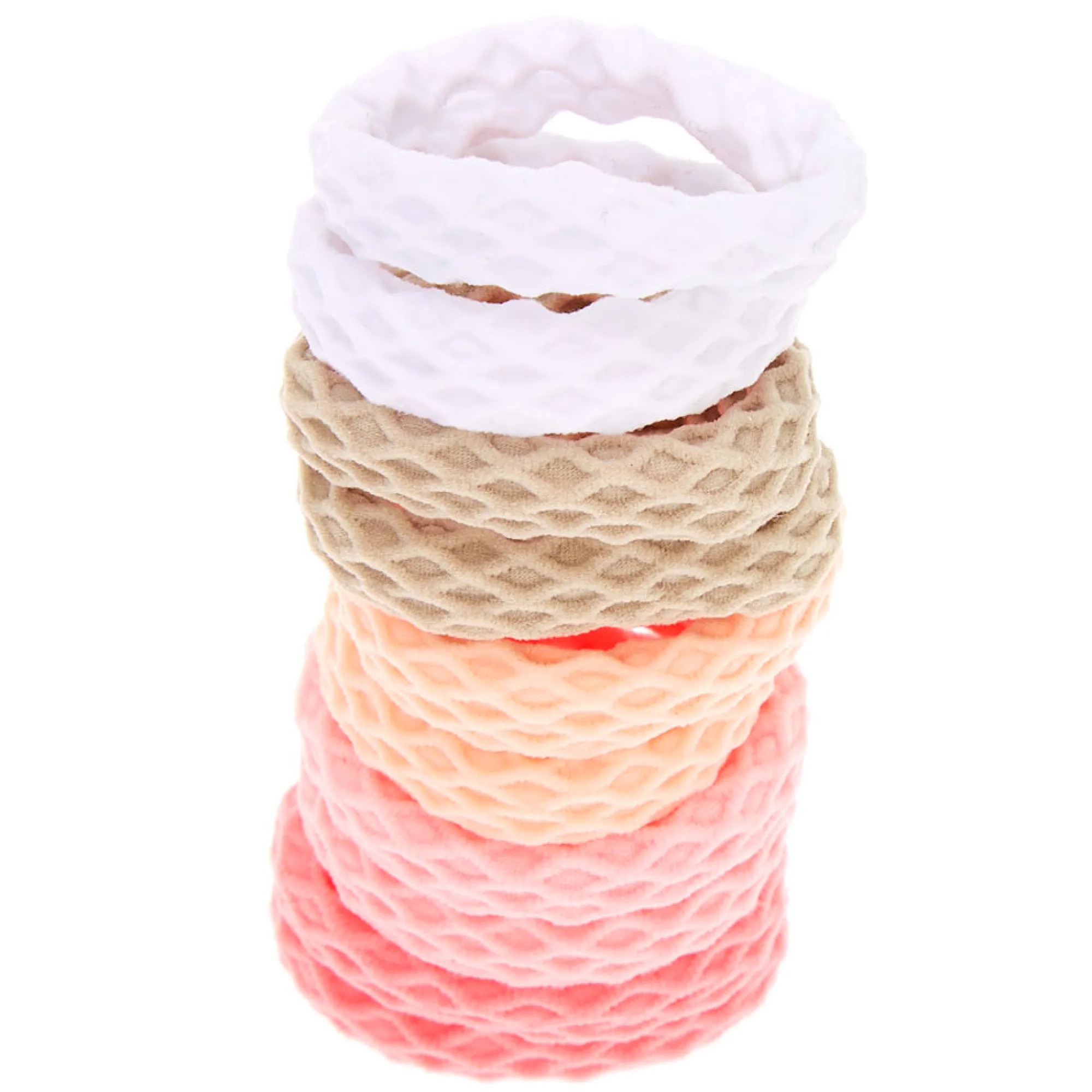 Claire's Élastiques-Élastiques à cheveux roulés Club Claire's - Lot de 10