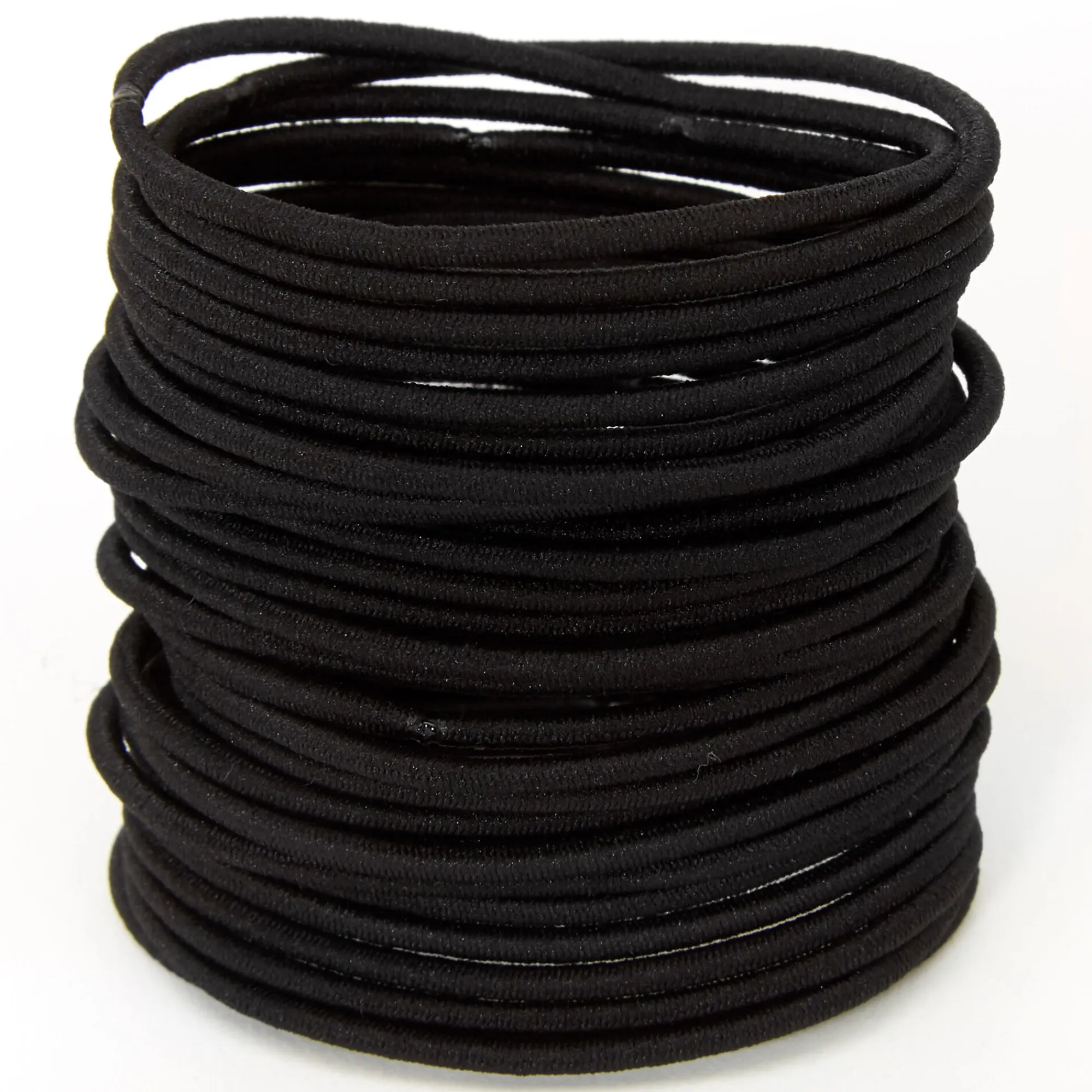 Claire's Élastiques-Élastiques de luxe noirs - Lot de 30