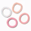 Claire's Élastiques|Élastiques Spirale-Élastiques en spirale corail - Lot de 4