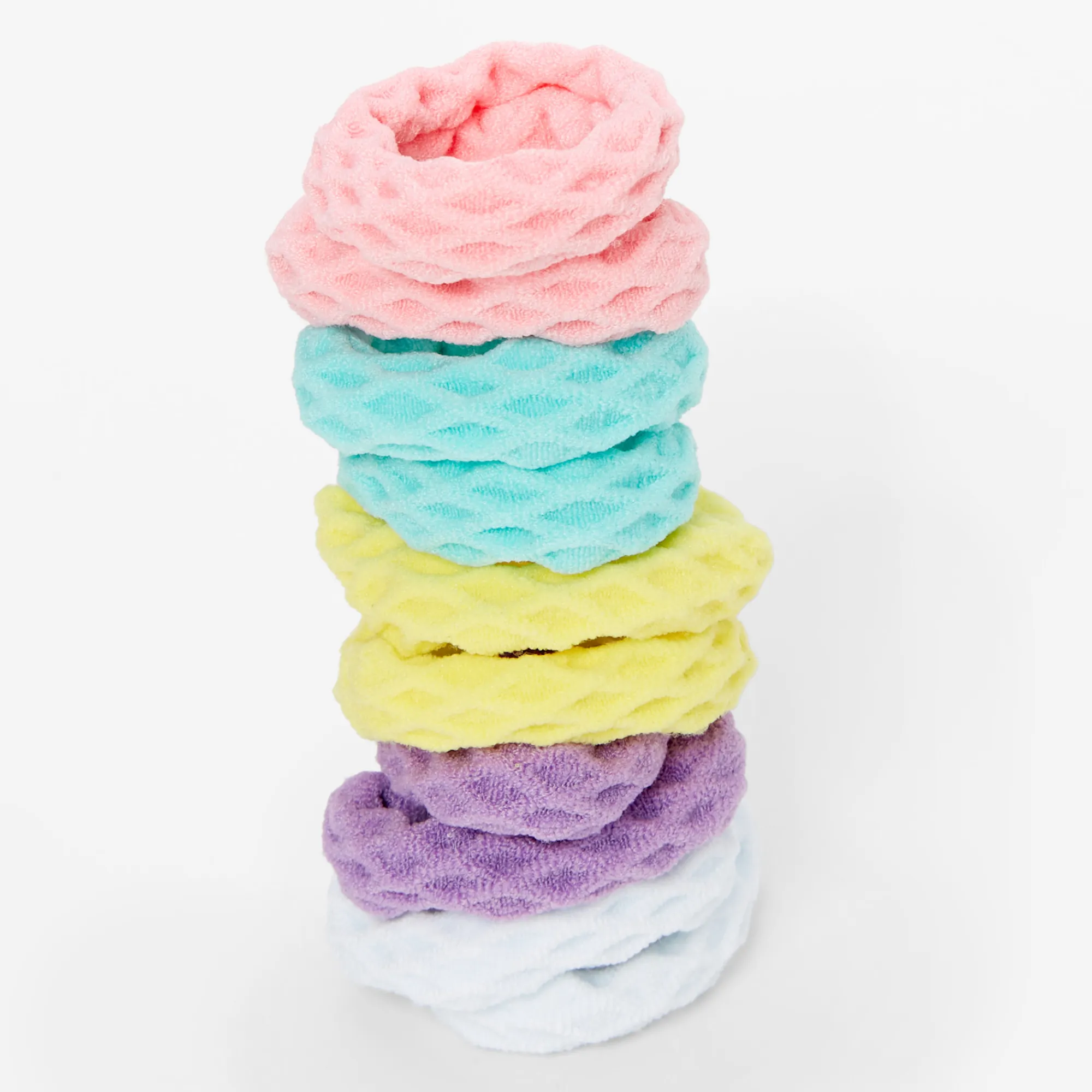 Claire's Élastiques-Élastiques nid d’abeille pastel Claire's Club - Lot de 10