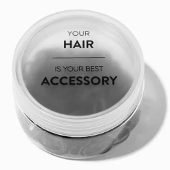 Claire's Élastiques-Élastiques noirs « No More Snag » - Lot de 150