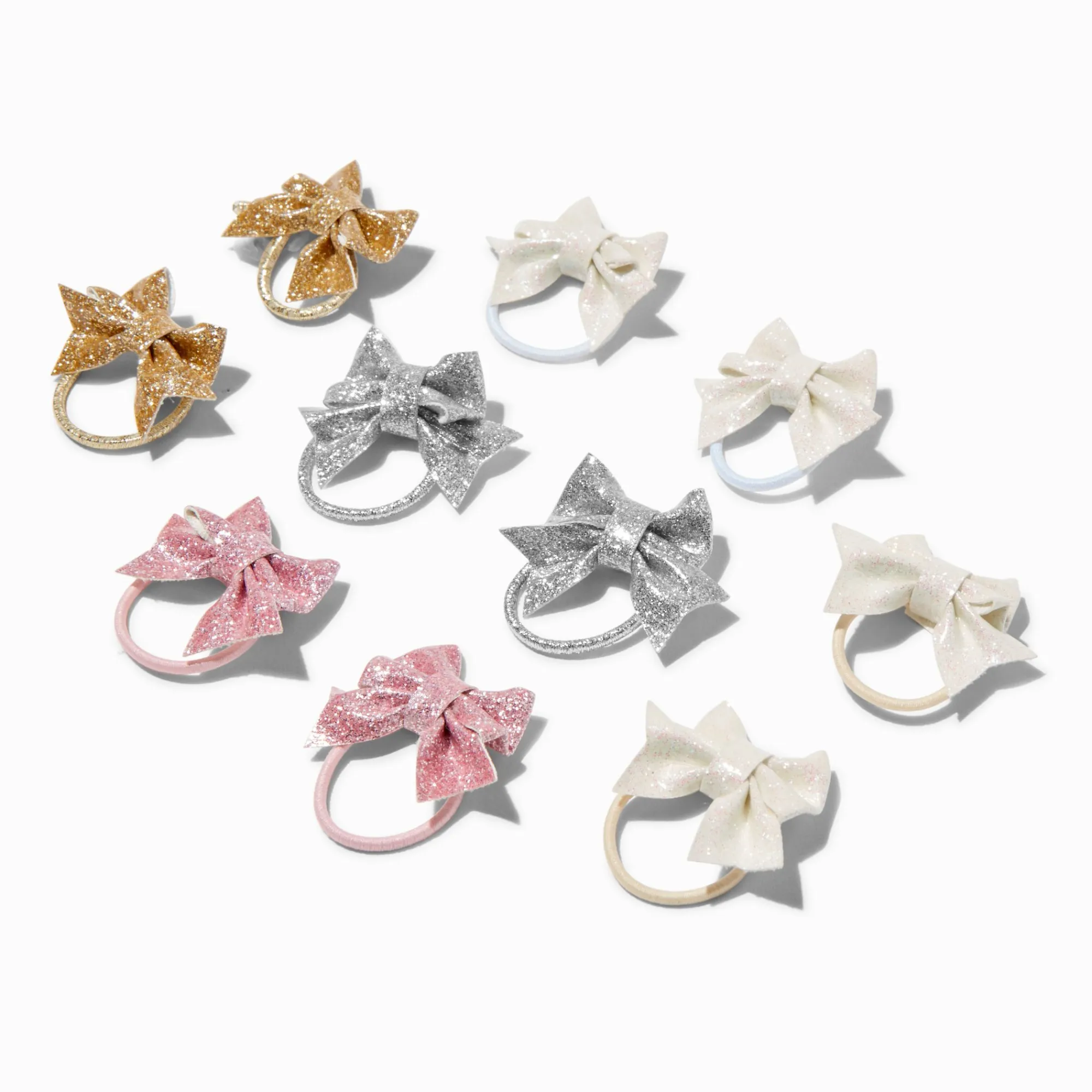Claire's Élastiques-Élastiques à nœuds pailletés Claire's Club - Lot de 10