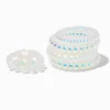 Claire's Élastiques|Élastiques Spirale-Élastiques à spirale blancs iridescents - Lot de 5