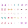 Claire's Clous D'oreilles-Lot de 20 clous d’oreille faune fabuleuse