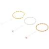 Claire's Bijoux De Piercing-Lot de 6 clous et anneaux de nez tressés 22 g en métaux mixtes