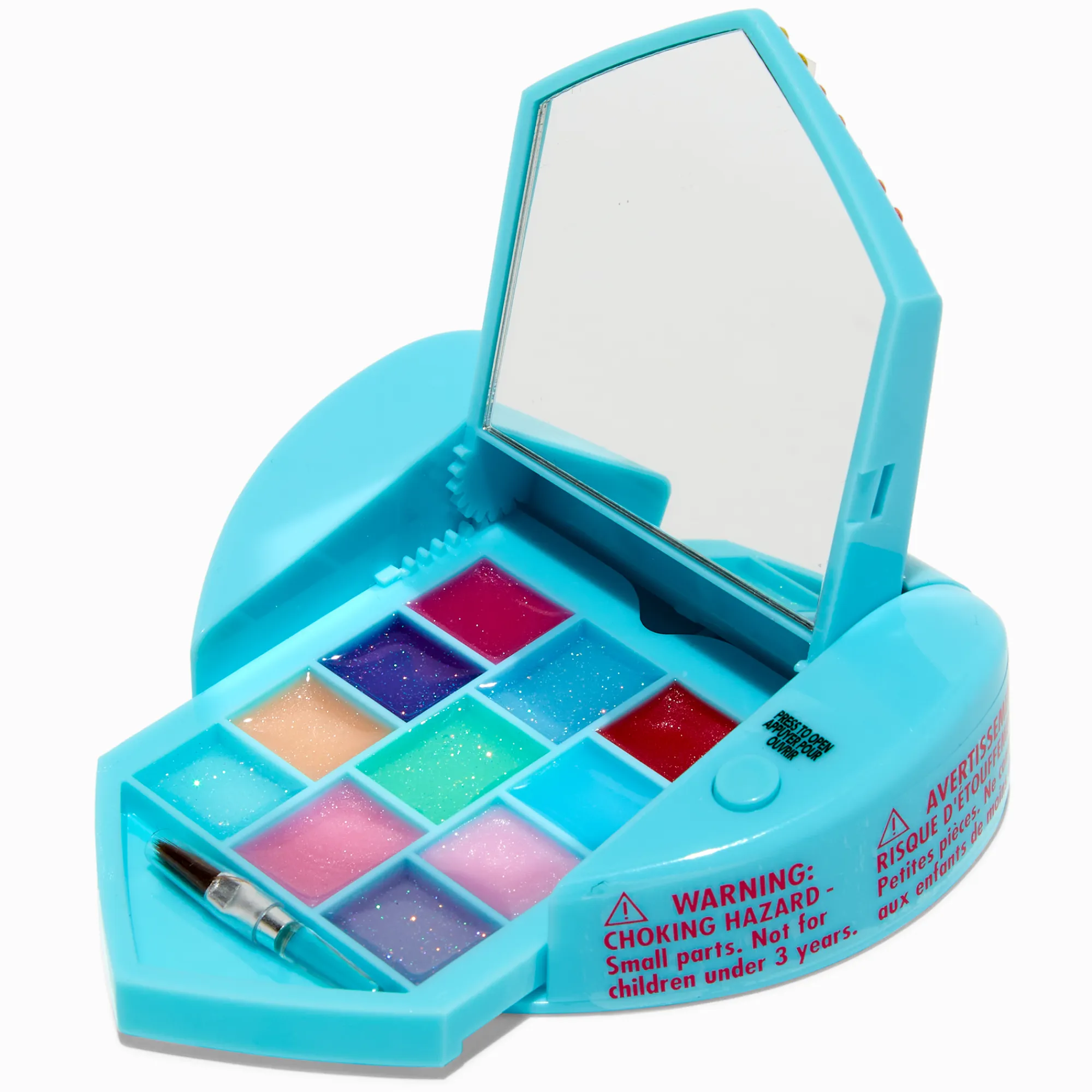 Claire's Lèvres-Lot de gloss à ouverture mécanique cœur papillon bleu Claire's Club