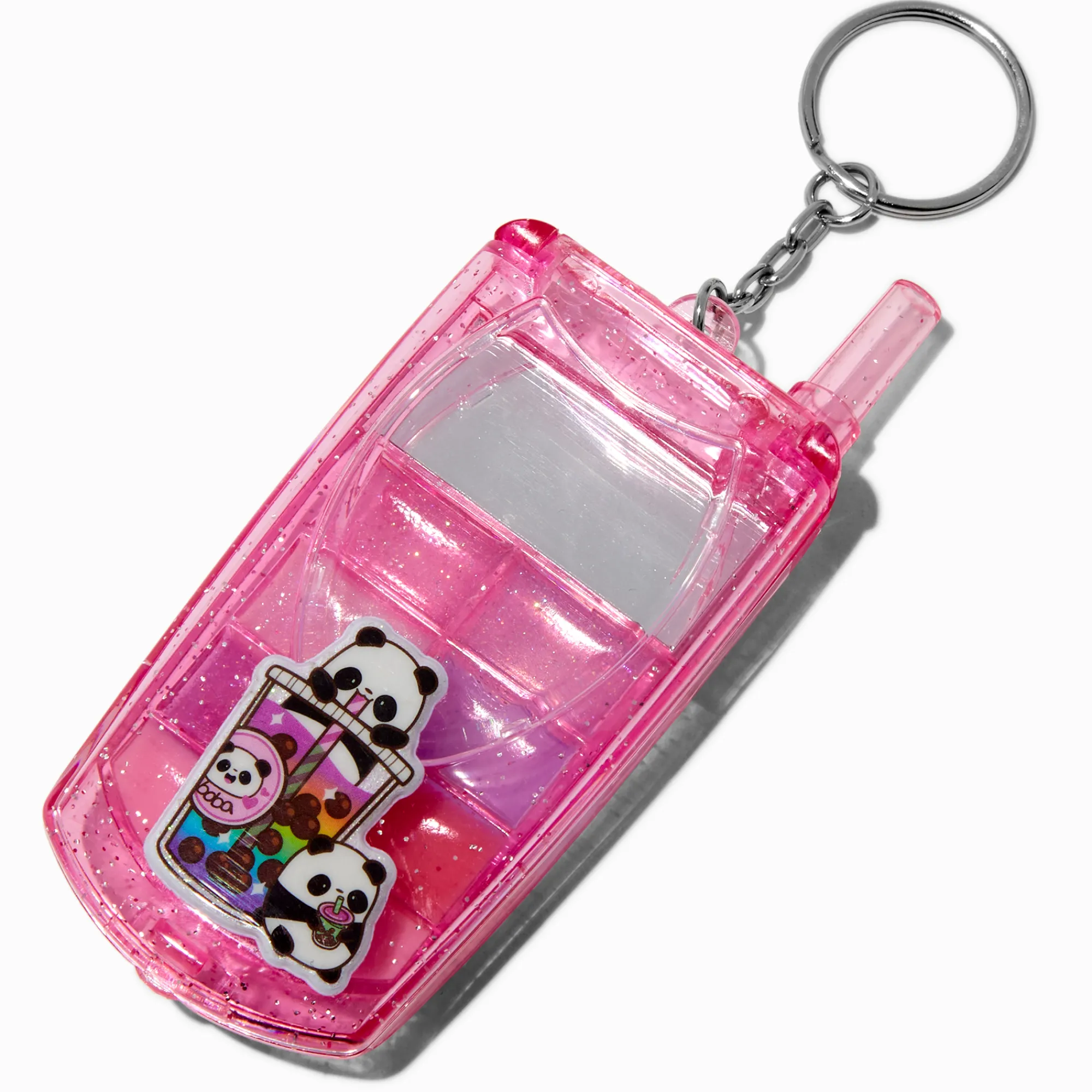 Claire's Lèvres-Lot de gloss portable à rabat bling-bling boissons petits animaux