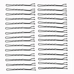 Claire's Barrettes Et Pinces-Lot de 30 grandes épingle à cheveux noires