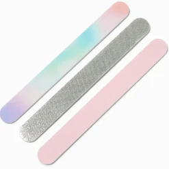 Claire's Ongles-Lot de limes à ongles pastel holographiques - Lot de 3
