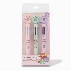 Claire's Stylos Et Crayons-Lot de mini stylos multicolores bonbons Pusheen® - Lot de 3