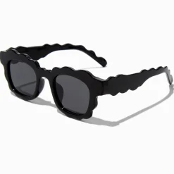 Claire's Lunettes-Lunettes de soleil géométriques noires