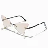 Claire's Lunettes-Lunettes de soleil perle d'imitation papillon