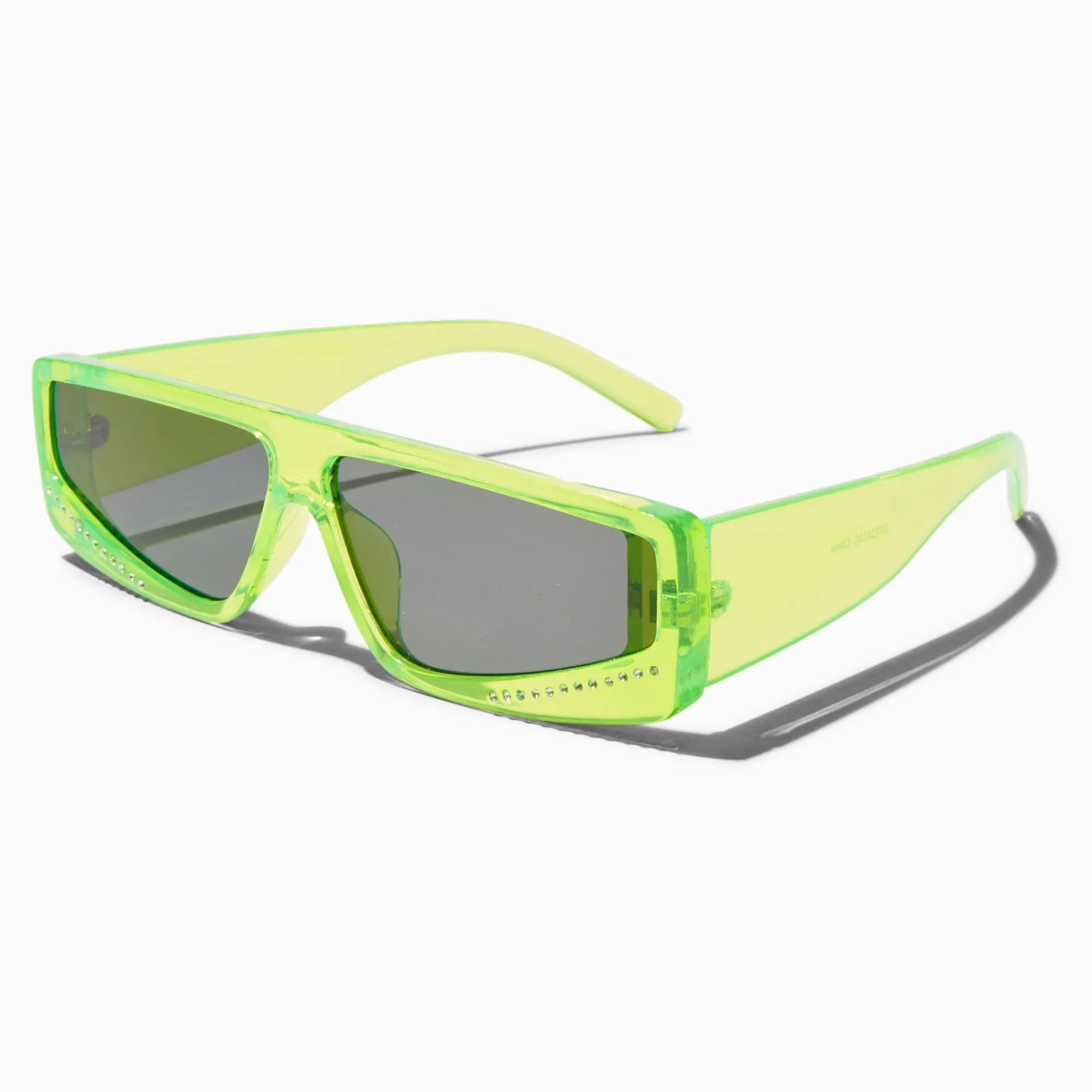 Claire's Lunettes-Lunettes de soleil racer vert fluo