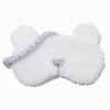 Claire's Masques Sommeil-Masque de sommeil sherpa ours blanc