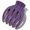 Claire's Barrettes Et Pinces-Matte Plum Finger Yoga Hair Claw