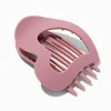Claire's Barrettes Et Pinces-Mauve Heart Yoga Hair Claw