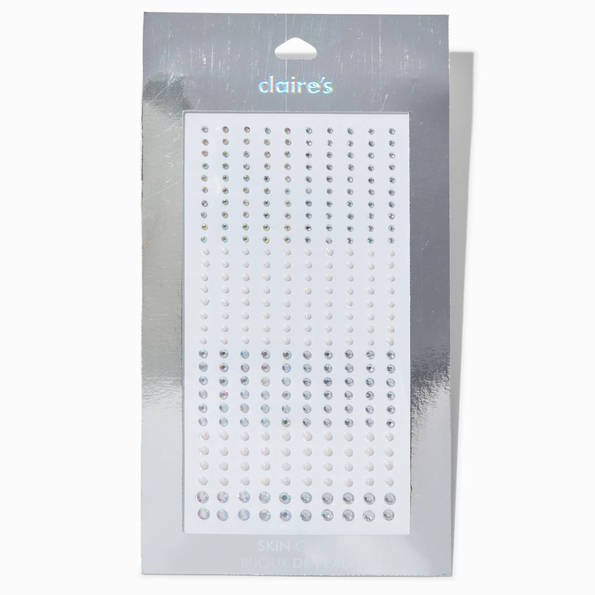 Claire's Paillettes Et Bijoux De Peau-Méga pack de bijoux pour le corps en strass transparents et iridescents