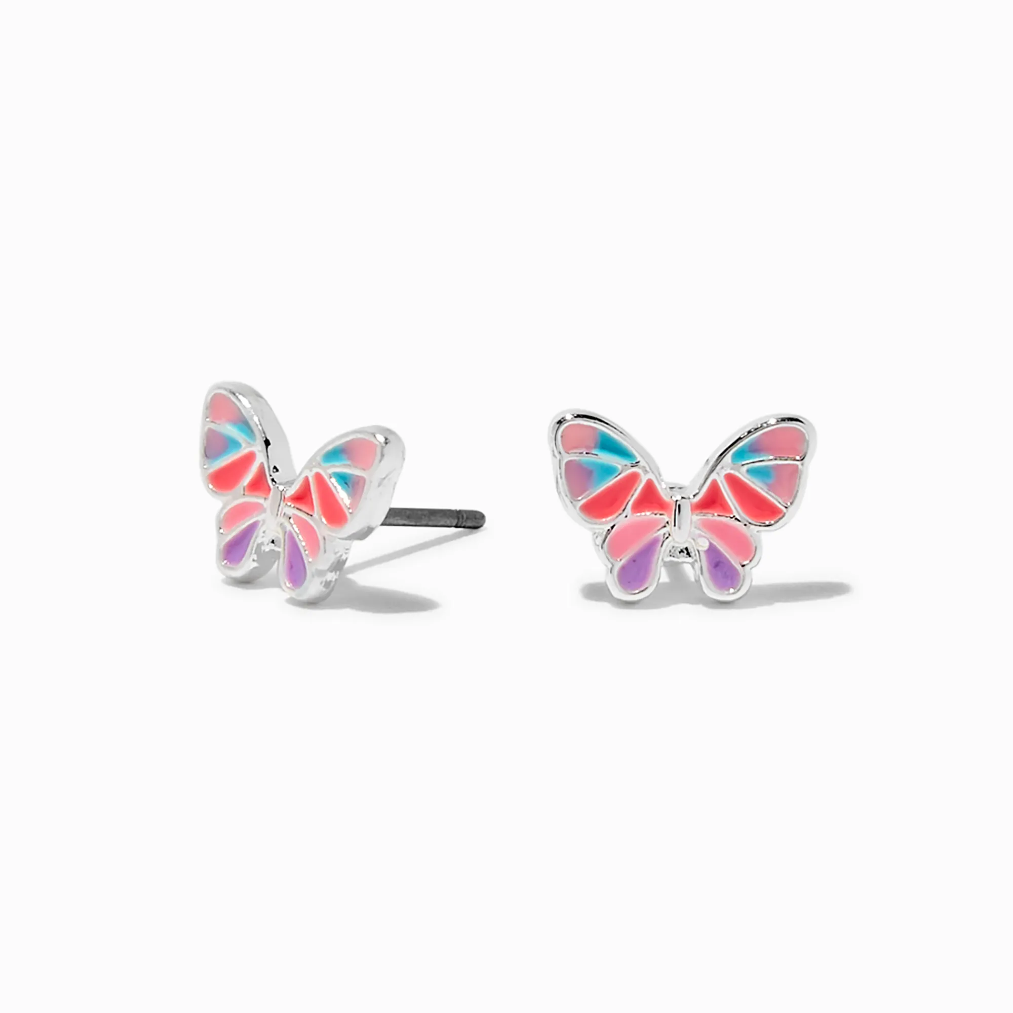 Claire's Clous D'oreilles-Mini clous d'oreilles papillon qui changent de couleur en réaction aux UV