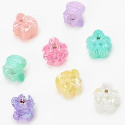 Claire's Barrettes Et Pinces-Mini pinces à cheveux à fleurs pastel Claire's Club - Lot de 8