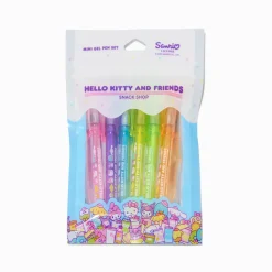 Claire's Stylos Et Crayons-Mini stylos gel Boutique de snacks Hello Kitty® And Friends- Lot de 6