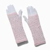 Claire's Gants Et Mitaines-Mitaines en résille roses avec strass incrustés