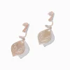 Claire's Clips Et Autocollants-Mixed Metal Filigree Teardrop Clip-On Drop Earrings