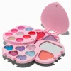 Claire's Lèvres|Coffrets Et Palettes-Palette compacte de maquillage bling-bling cœur rose Claire's Club