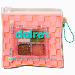 Claire's Yeux-Palette d’ombres à paupières à carreaux orange
