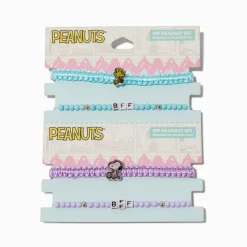 Claire's Bracelets-Peanuts™ Best Friends Snoopy & Woodstock BFF Bracelet Stack - 2 Pack