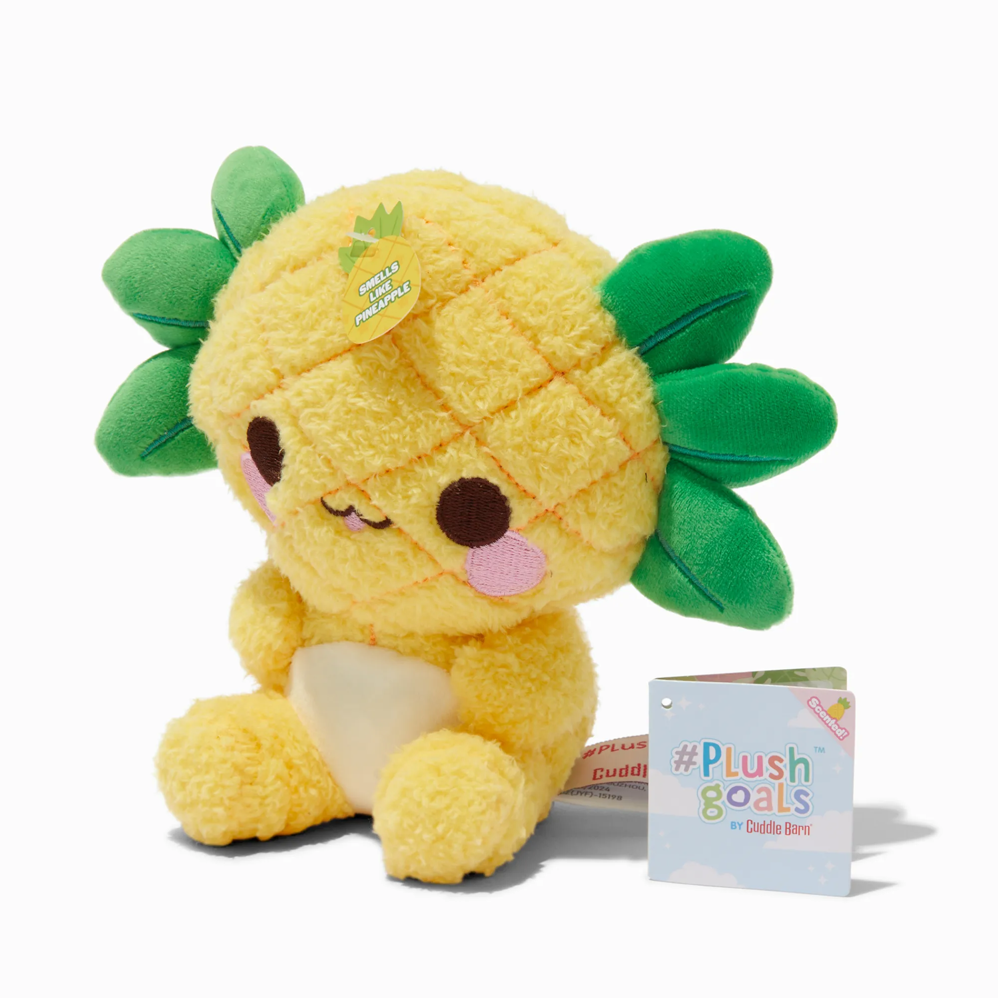 Claire's Cuddle Barn®-Peluche axolotl ananas 15 cm #Plush Goals by Cuddle Barn®