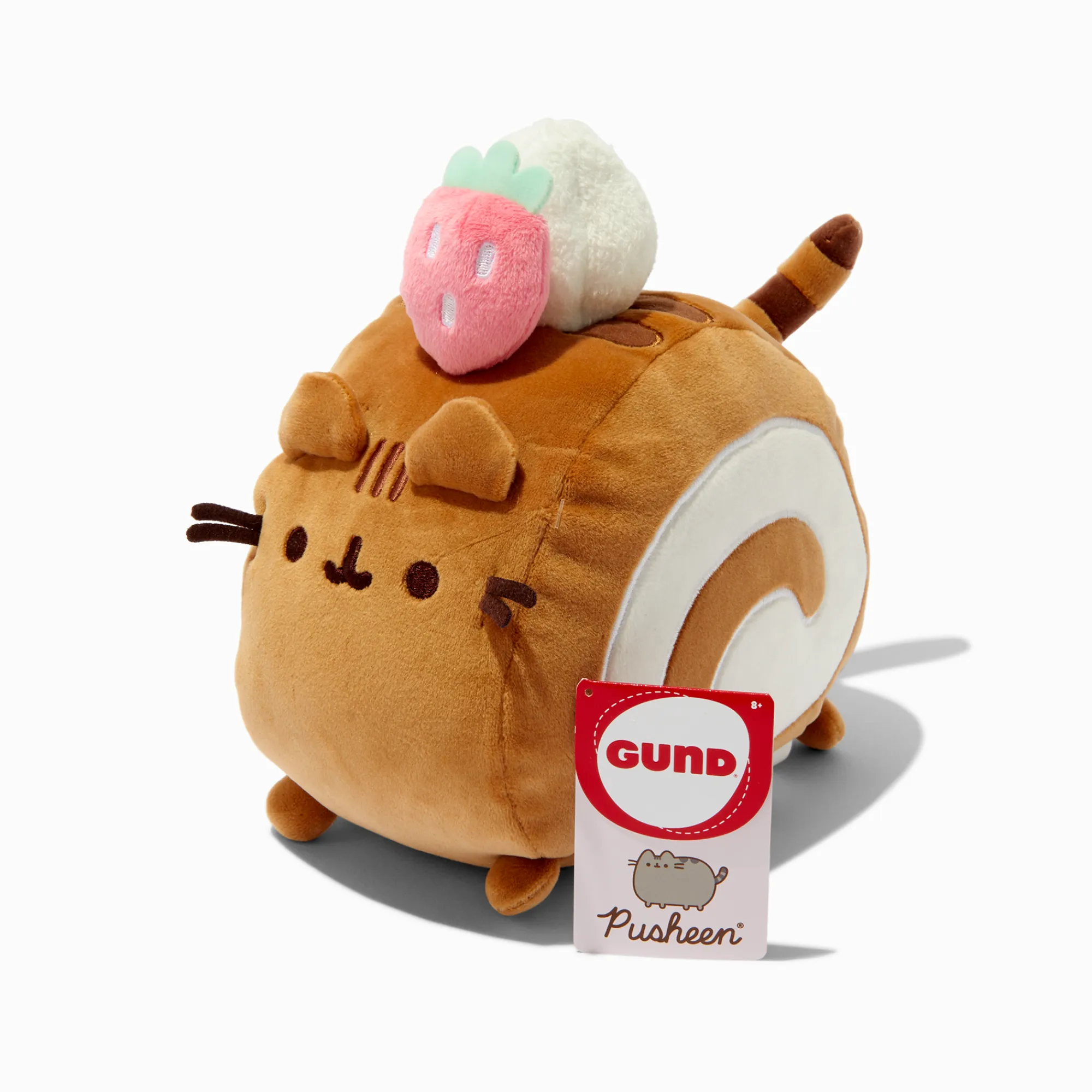 Claire's Pusheen®-Peluche gâteau roulé 15 cm en exclusivité chez Claire's Pusheen® GUND®