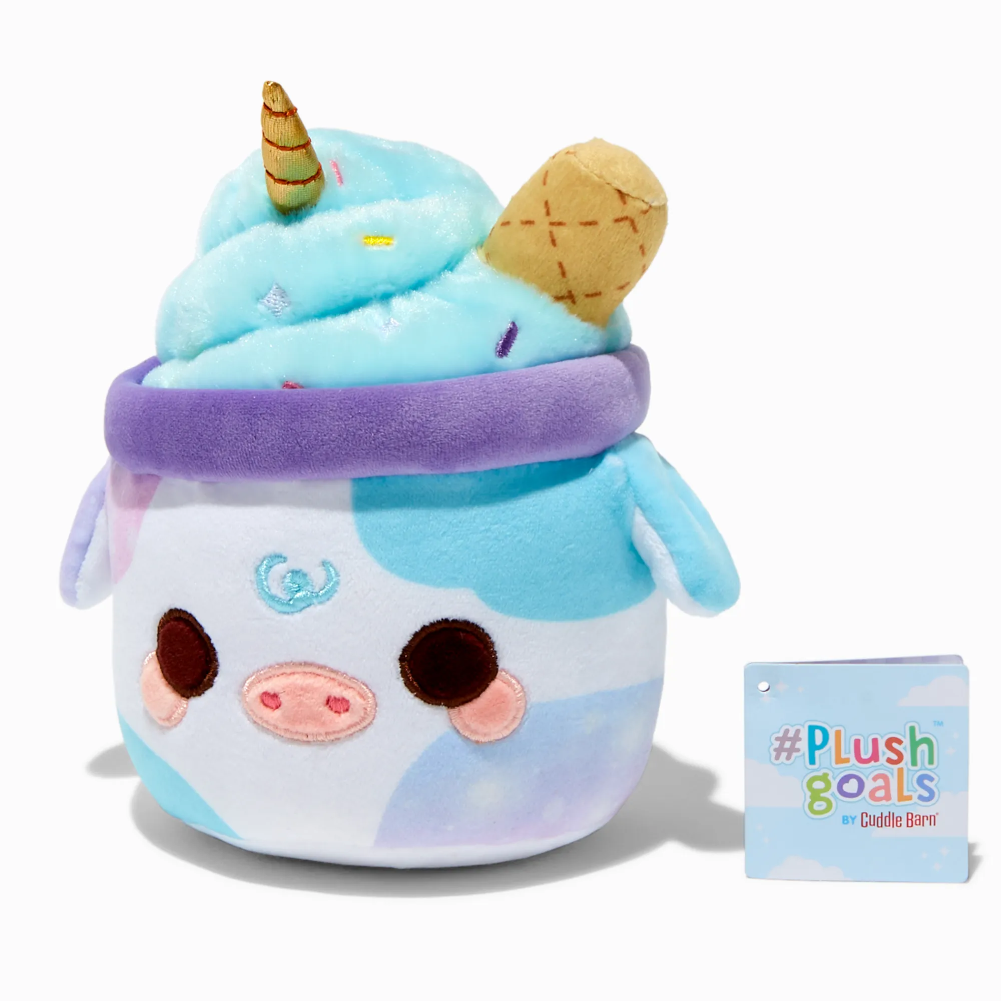 Claire's Cuddle Barn®-Peluche Mooshake licorne 18 cm #Plush Goals by Cuddle Barn®