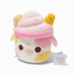 Claire's Cuddle Barn®-Peluche Mooshake limonade rose 18 cm #Plush Goals by Cuddle Barn®