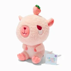Claire's Cuddle Barn®-Peluche Sylvie la Capybara fraise 25,5 cm #Plush Goals by Cuddle Barn®