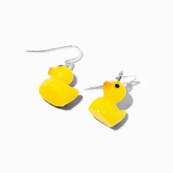 Claire's Pendantes-Pendantes canard en silicone jaunes