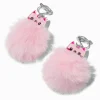 Claire's Clips Et Autocollants|Pendantes-Pendantes à clip 4 cm à pompons chats roses