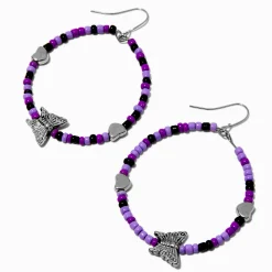 Claire's Pendantes-Pendantes 5 cm bracelet d’amitié papillon violet