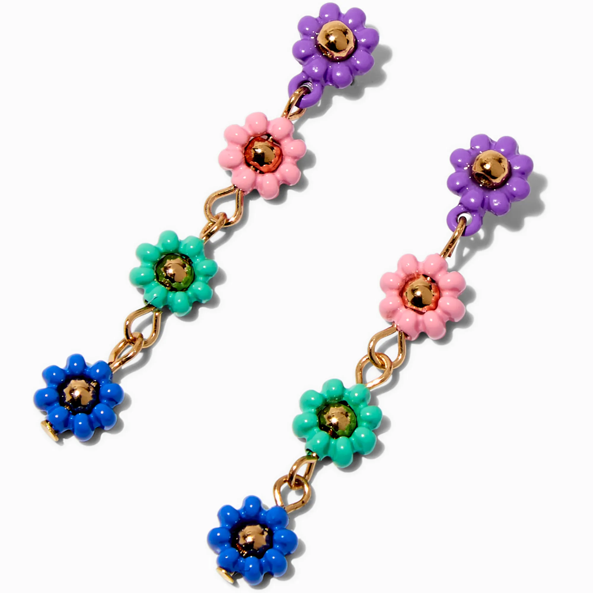 Claire's Pendantes-Pendantes 4 cm fleur perlées