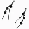 Claire's Pendantes-Pendantes 8 cm fleurs de vigne et roses noires